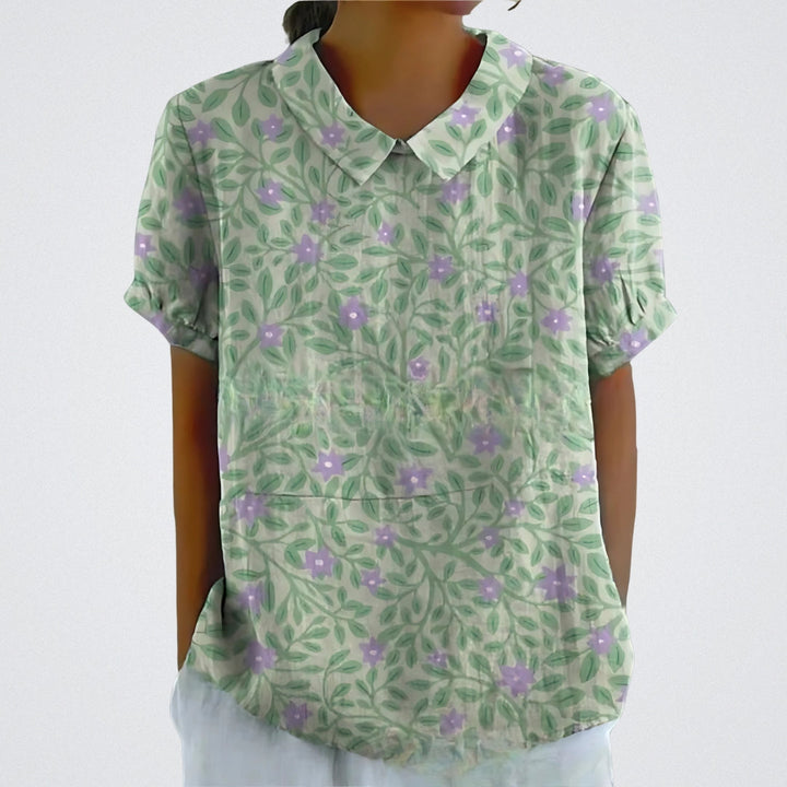 SkandiKlær | Blomstrete bluse