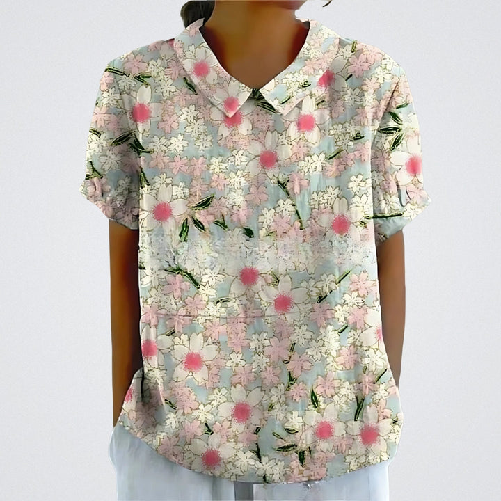 SkandiKlær | Blomstrete bluse