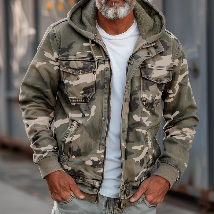Sami | Jakke med camouflagemønster