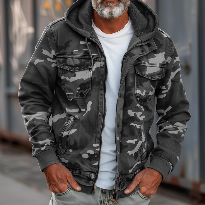 Sami | Jakke med camouflagemønster