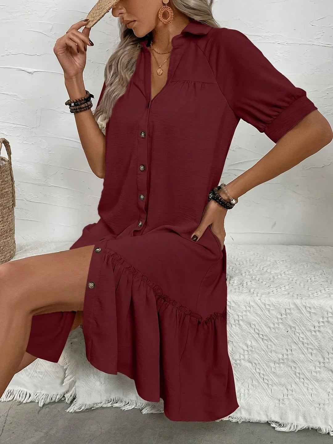 Iona™ - Sommerkjole med knapper