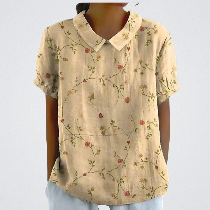 SkandiKlær | Blomstrete bluse