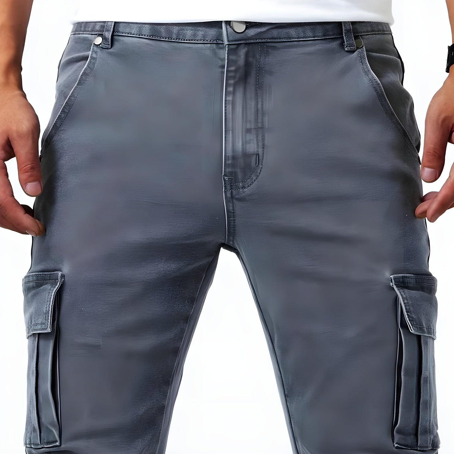 Samuel™ | Cargobukse i stretchdenim