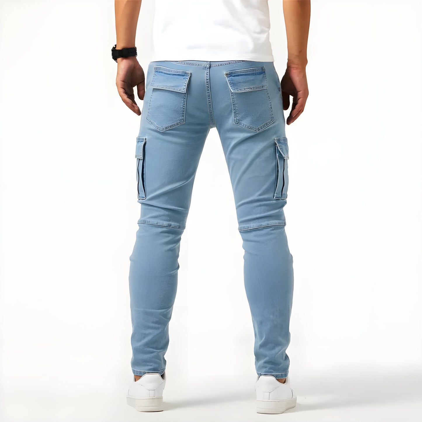 Samuel™ | Cargobukse i stretchdenim