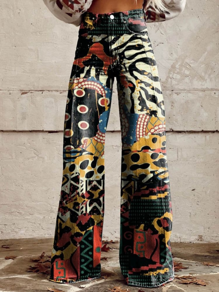 LEONA | TRIBAL KUNST STATEMENT BUKSER DAME