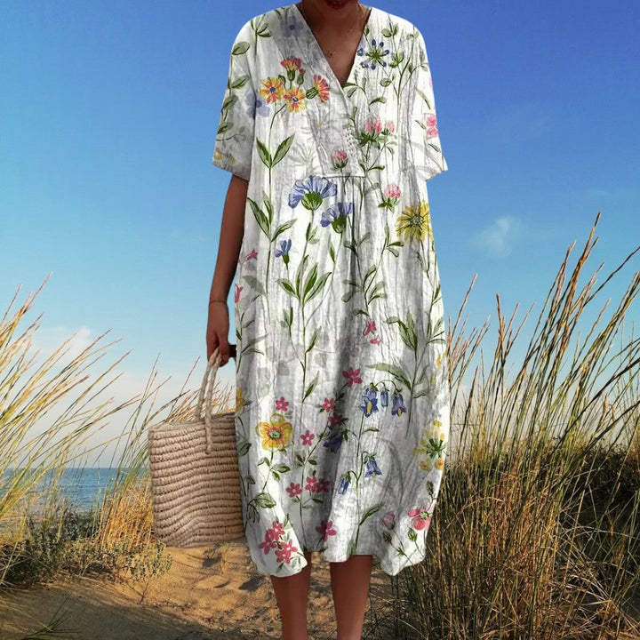 Agnes™ - Farget kjole