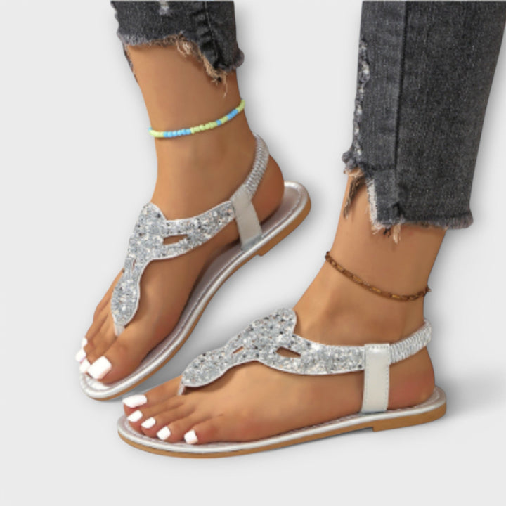 KAELIE | ORTOPEDISKE SANDALER MED KRYSTALLER