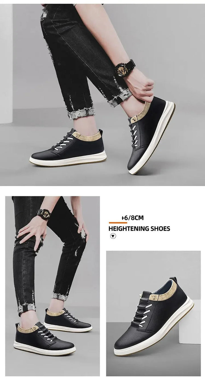 LUXUS | Casual sko +6CM +8CM