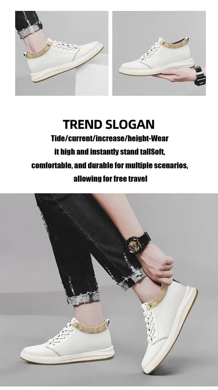 LUXUS | Casual sko +6CM +8CM