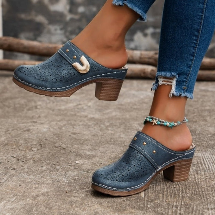 COLETTE | SANDALER FOR KVINNER MED TYKK TÅ OG LUKKET TÅ