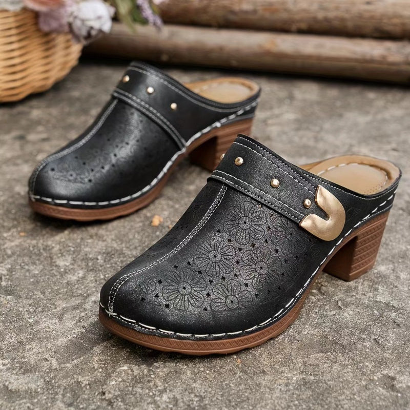 COLETTE | SANDALER FOR KVINNER MED TYKK TÅ OG LUKKET TÅ